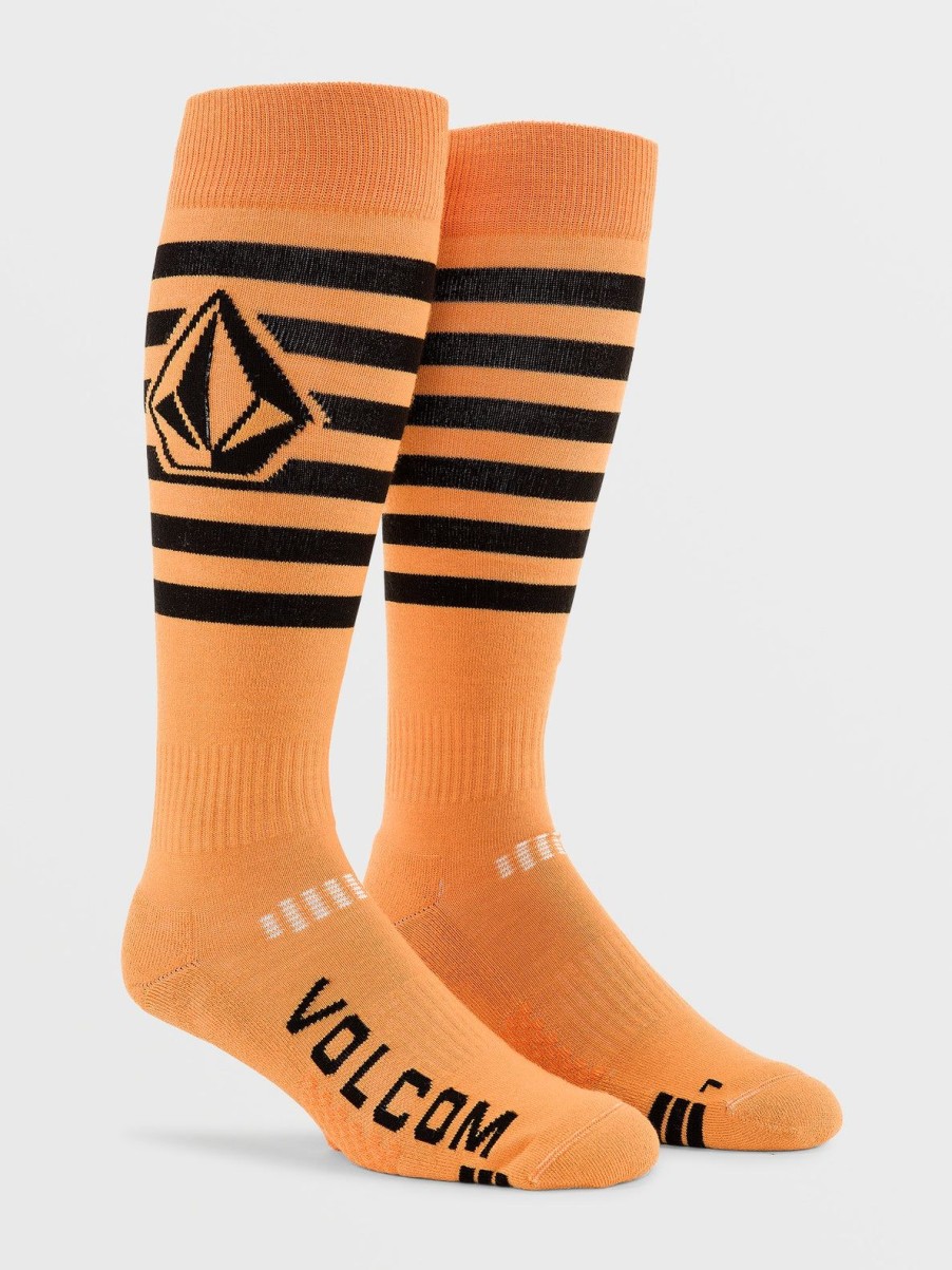 Men Volcom Accessories | Mens Kootney Socks Gold