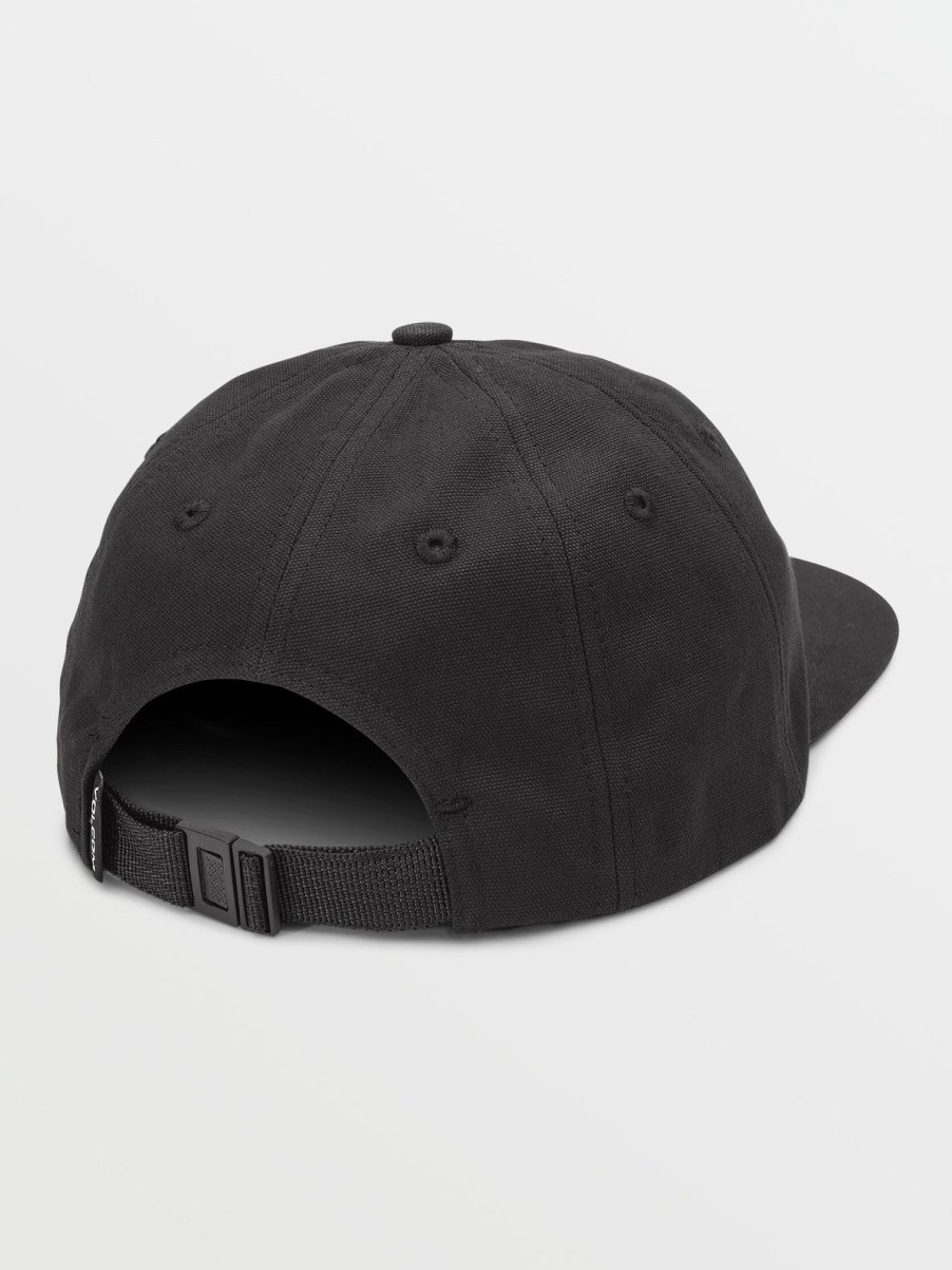 Men Volcom Accessories | Ramp Stone Adjustable Hat Black