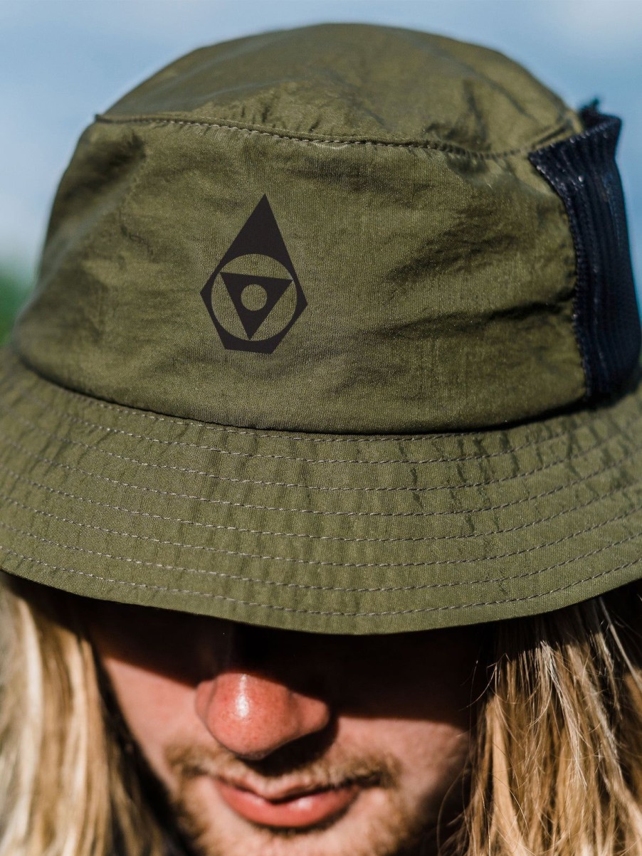 Men Volcom Skate Vitals | Skate Vitals Alec Majerus Bucket Hat Military