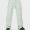 Women Volcom Pants | Womens Frochickie Insulated Pants Sage Frost