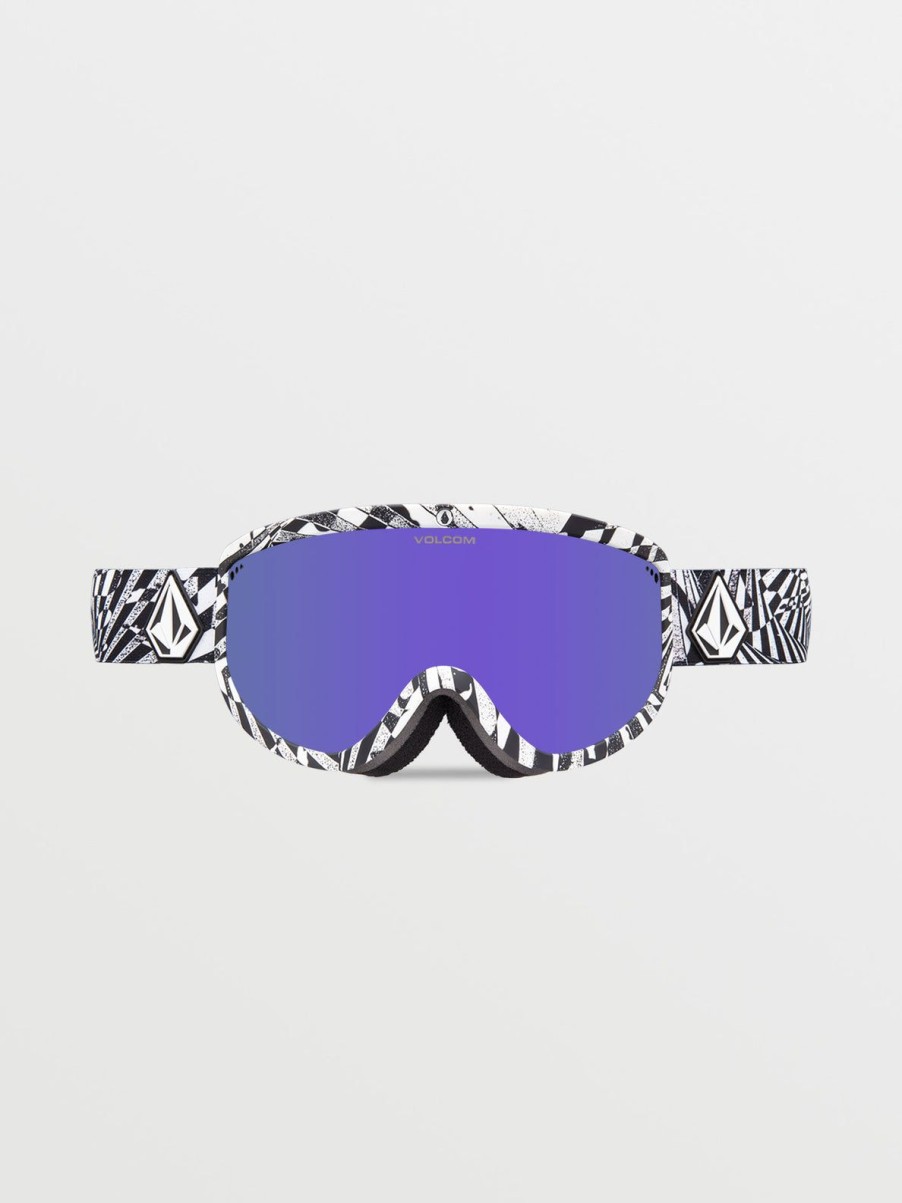 Women Volcom Accessories | Footprints Goggle - Op Art/Chrome+Bl Purple