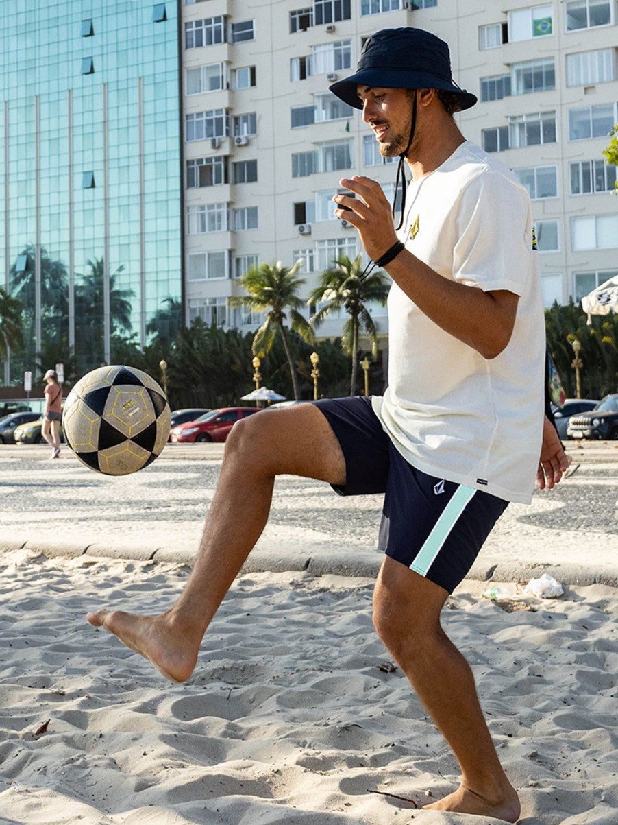 Men Volcom Boardshorts & Trunks | Rangled Liberators Trunks Navy