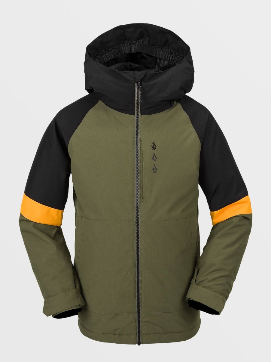 Kids Volcom Jackets | Kids Sawmill Insulated Jacket Military