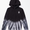 Boys Volcom Hoodies & Sweatshirts | Little Boys Volcom Dyed Hoodie Black