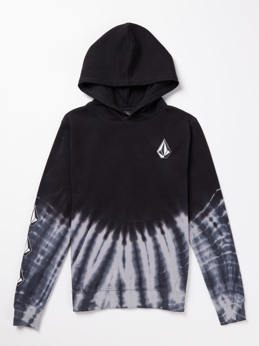 Boys Volcom Hoodies & Sweatshirts | Little Boys Volcom Dyed Hoodie Black