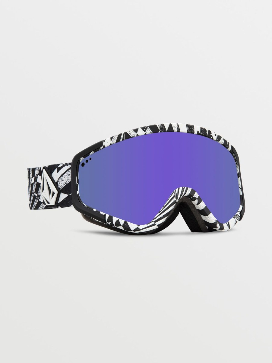 Men Volcom Goggles | Attunga Goggle - Op Art/Chrome+Bl Purple