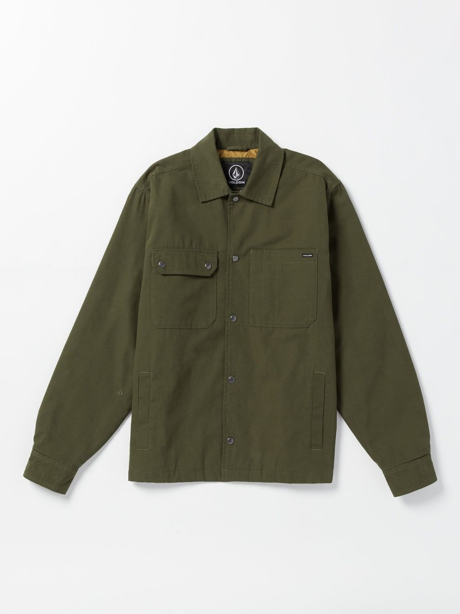 Men Volcom Jackets & Vests | Larkin Jacket Wren