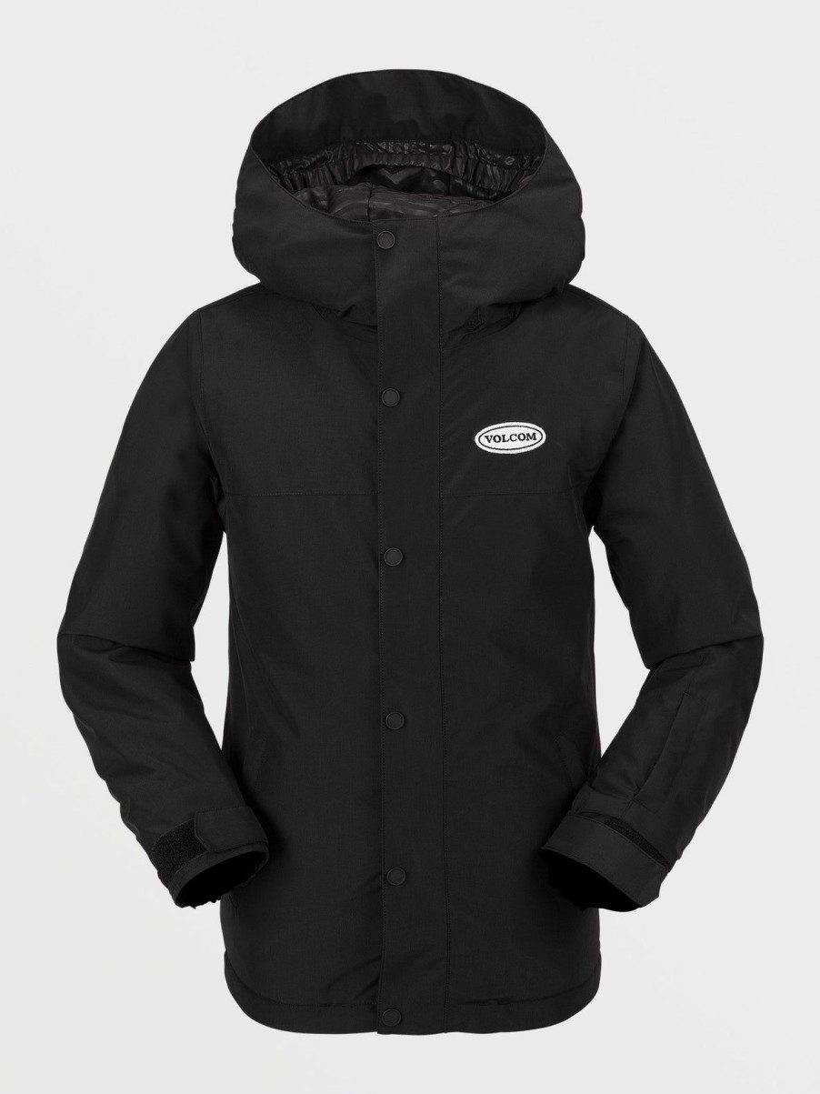 Kids Volcom Jackets | Kids Stone 91 Insulated Jacket Black