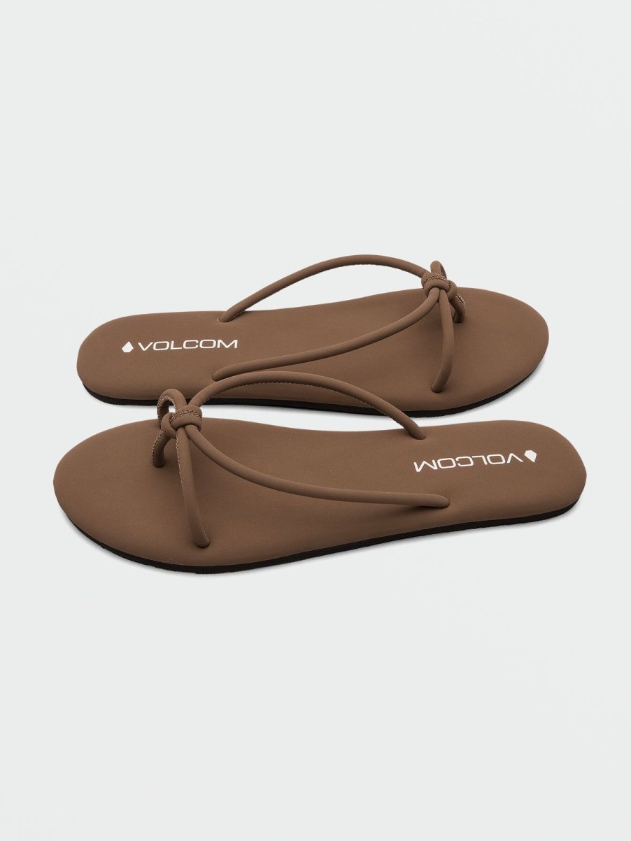 Women Volcom Sandals | Fast Forward Sandals Tan