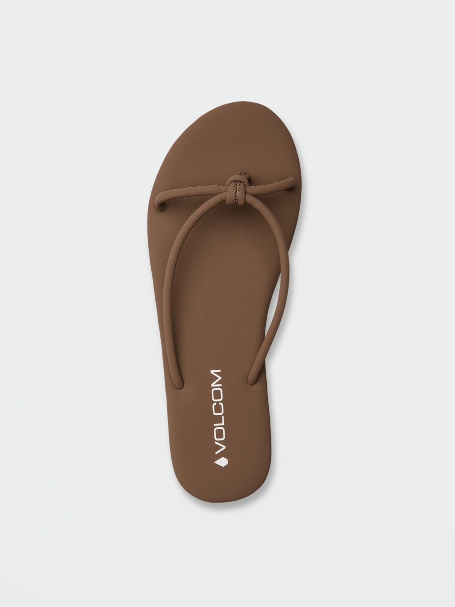 Women Volcom Sandals | Fast Forward Sandals Tan