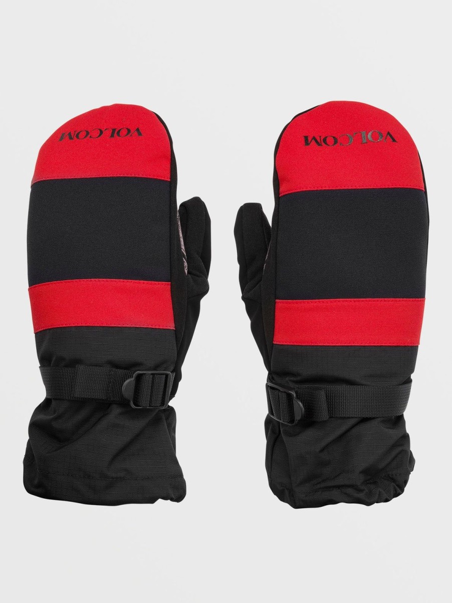 Men Volcom Gloves & Mitts | Mens Millicent Mitts Red