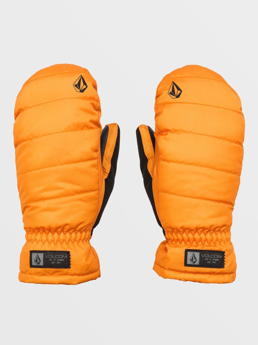 Women Volcom Gloves & Mitts | Puff Puff Mitts Gold