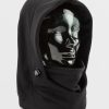 Men Volcom Accessories | Mens Hydro Fleece Hood Thingy Black