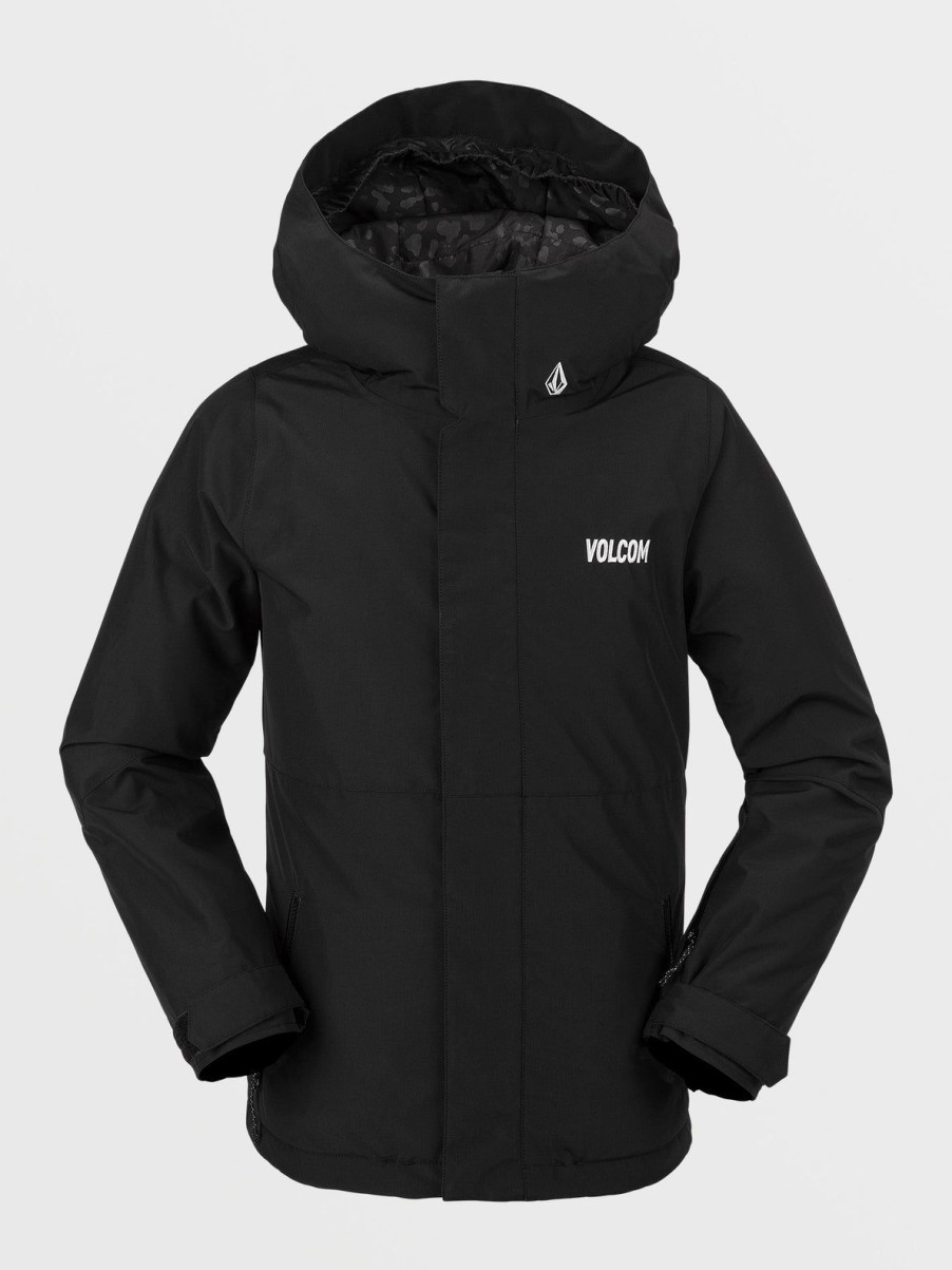 Kids Volcom Jackets | Kids Sass'N'Fras Insulated Jacket Black