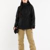 Women Volcom Jackets | Womens V.Co Aris Insulated Gore Jacket Black