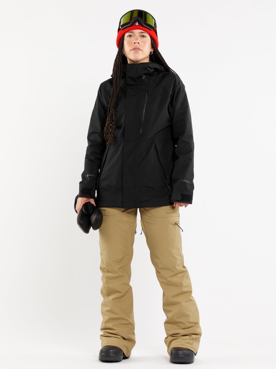 Women Volcom Jackets | Womens V.Co Aris Insulated Gore Jacket Black