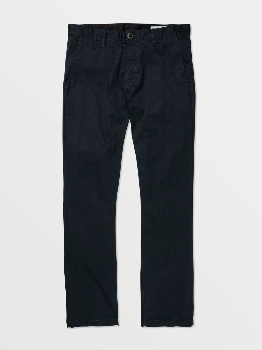 Men Volcom Golf | Frickin Modern Stretch Chino Pants Dark Navy