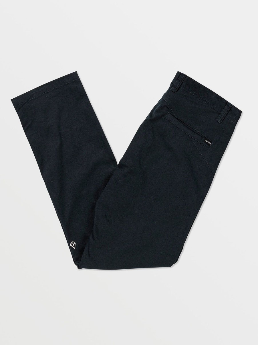 Men Volcom Golf | Frickin Modern Stretch Chino Pants Dark Navy