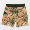 Men Volcom Boardshorts & Trunks | Indo Spray Mod-Tech Boardshorts Sanddune