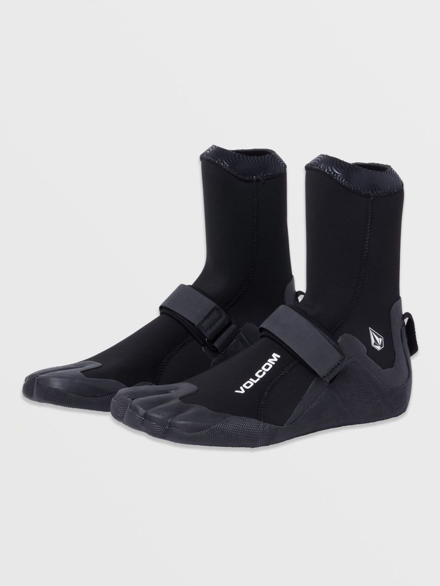 Men Volcom Wetsuits | 3Mm Split Toe Bootie Black