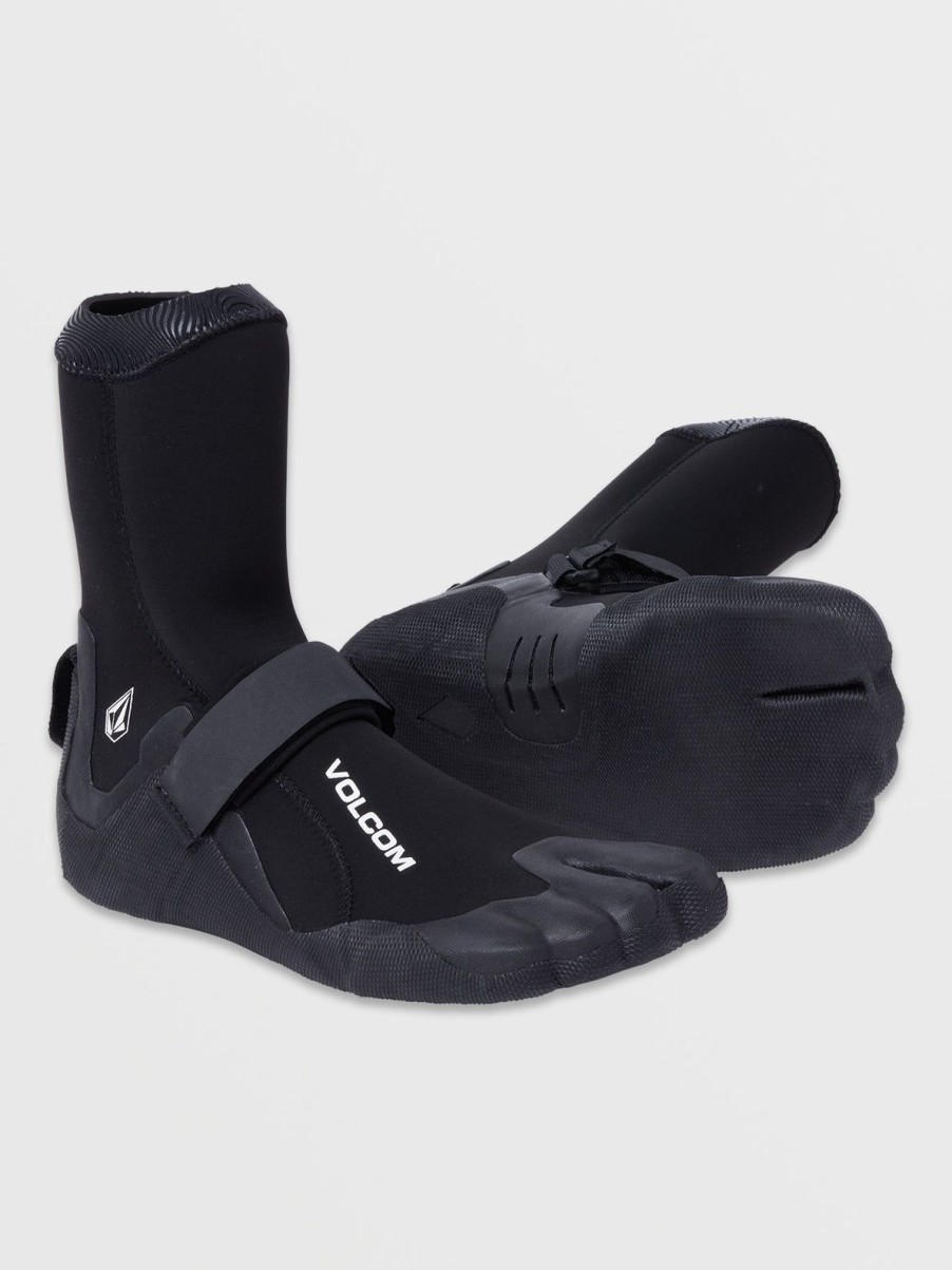 Men Volcom Wetsuits | 3Mm Split Toe Bootie Black