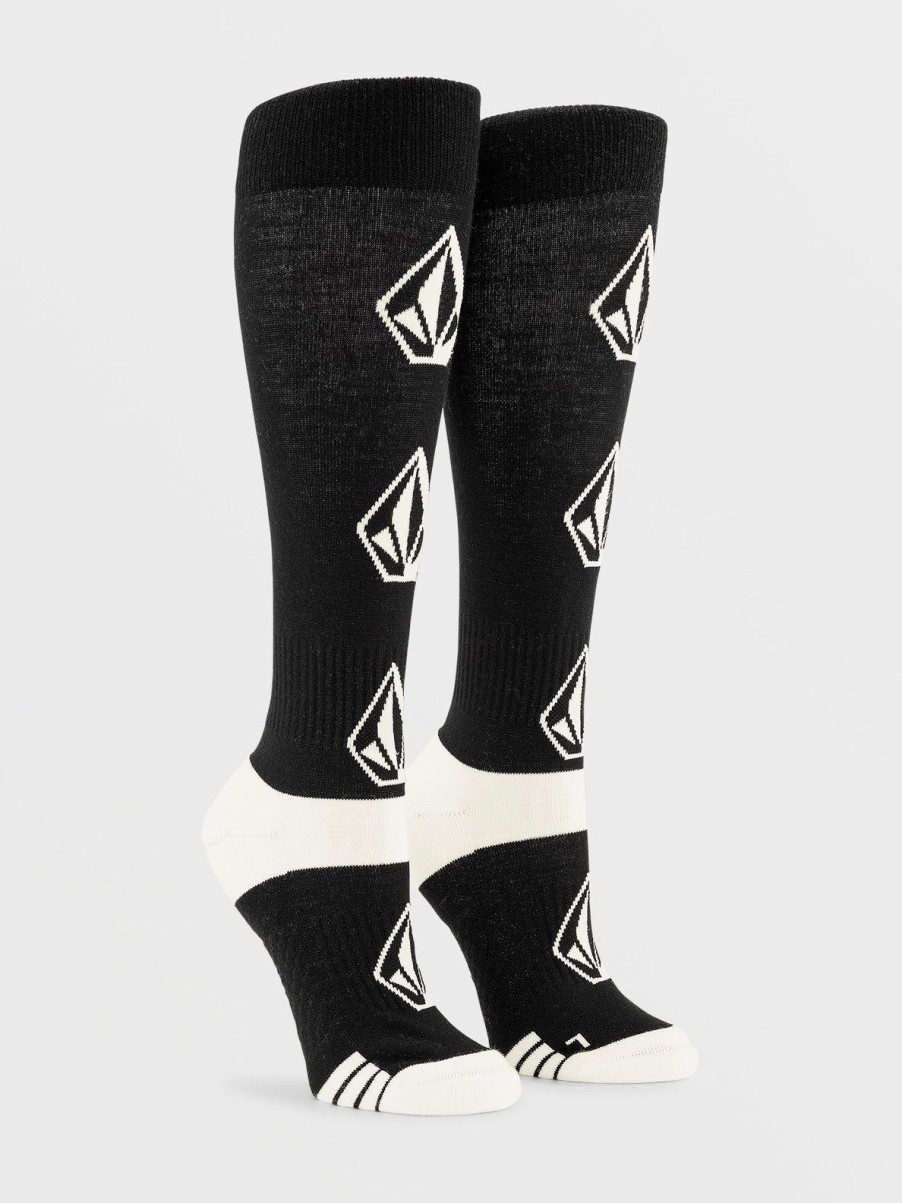 Women Volcom Accessories | Womens Sherwood Socks Black