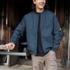 Men Volcom Jackets | Volcom Workwear Jacket Navy