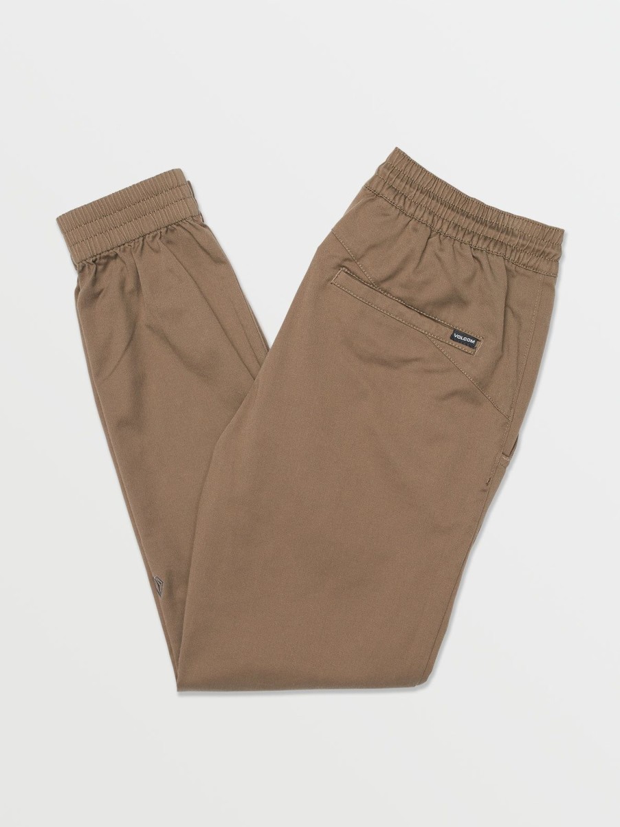 Men Volcom Pants | Frickin Slim Joggers Mushroom