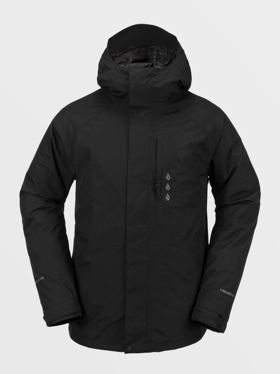 Men Volcom Jackets | Mens Dua Insulated Gore Jacket Black