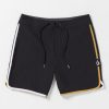 Men Volcom Boardshorts & Trunks | Lido Liberators Scallop Boardshorts Black