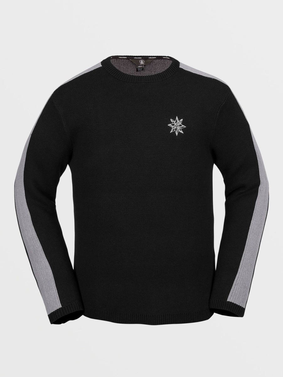 Men Volcom Layering | Mens Ravelson Sweater Black