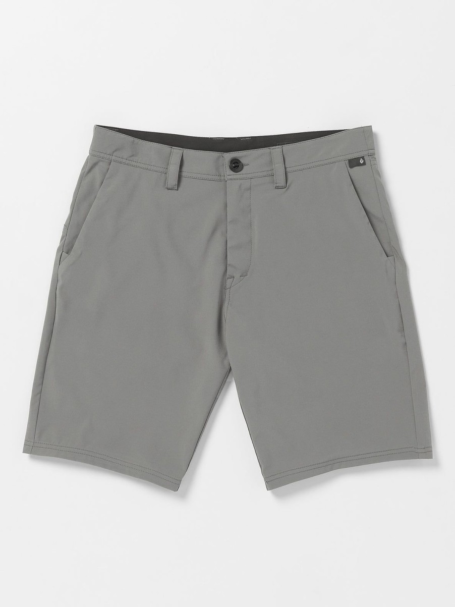 Men Volcom Shorts | Frickin Cross Shred Shorts Pewter