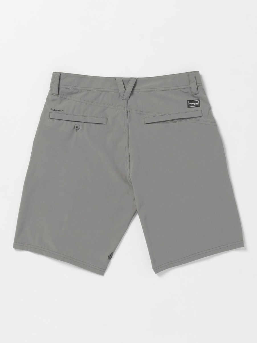 Men Volcom Shorts | Frickin Cross Shred Shorts Pewter