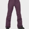 Women Volcom Pants | Womens Species Stretch Pants Blackberry