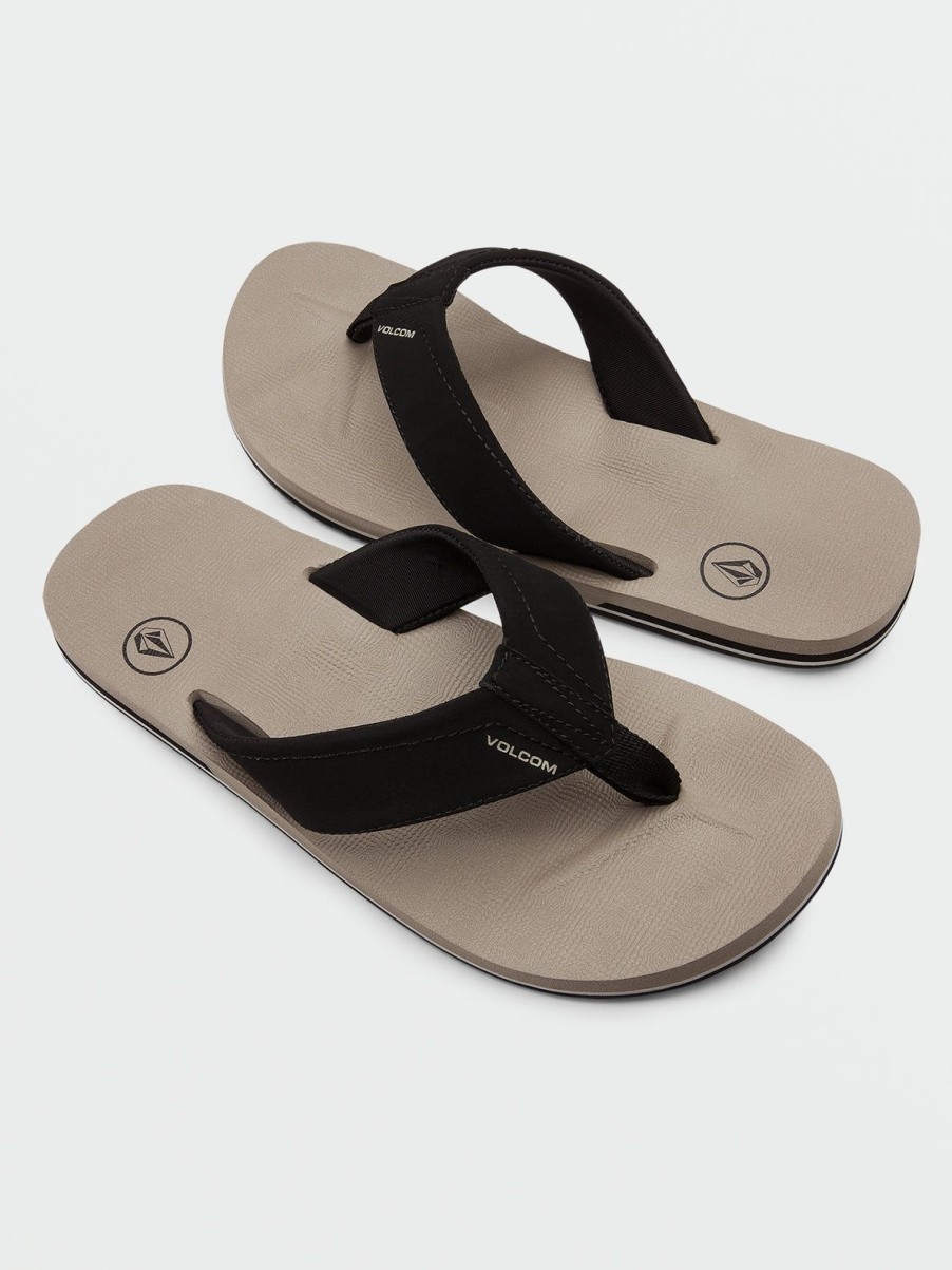 Men Volcom Sandals | Victor Sandals Khaki