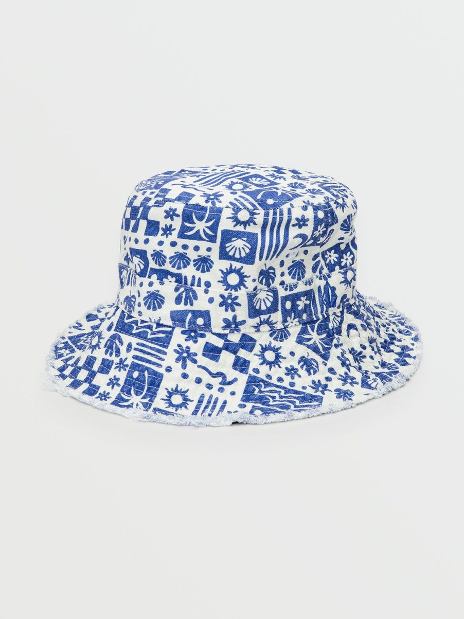 Women Volcom Hats & Beanies | Drifter Bucket Hat True Blue