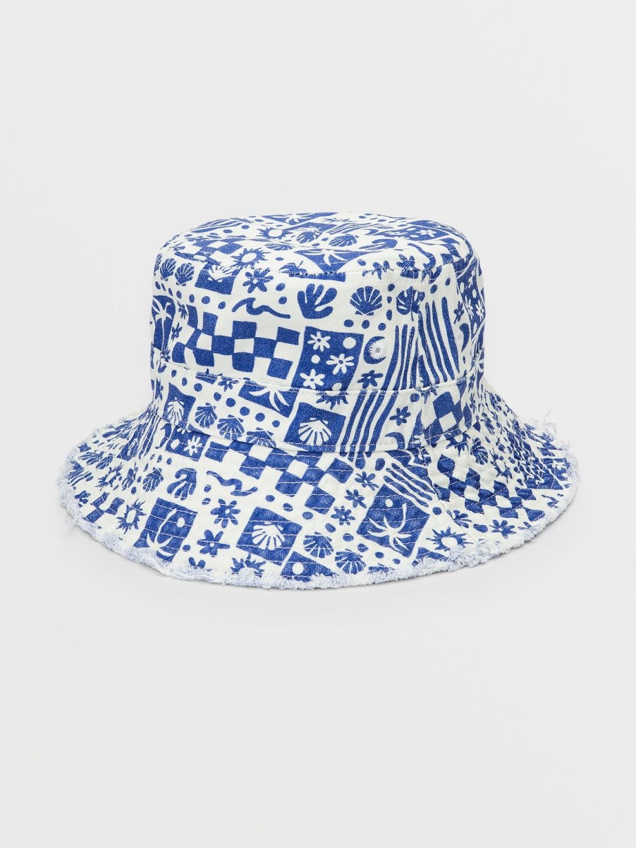 Women Volcom Hats & Beanies | Drifter Bucket Hat True Blue