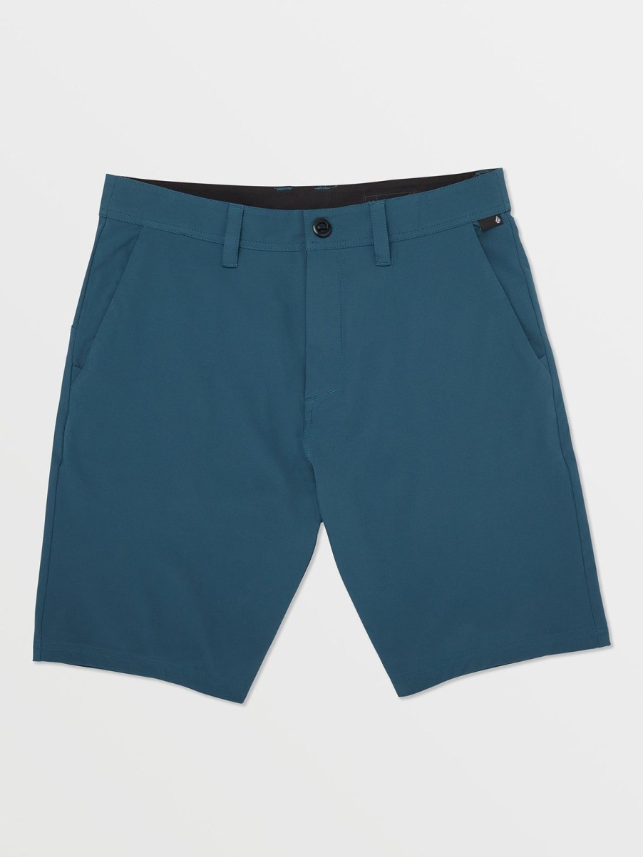 Men Volcom Golf | Frickin Cross Shred Shorts Cruzer Blue