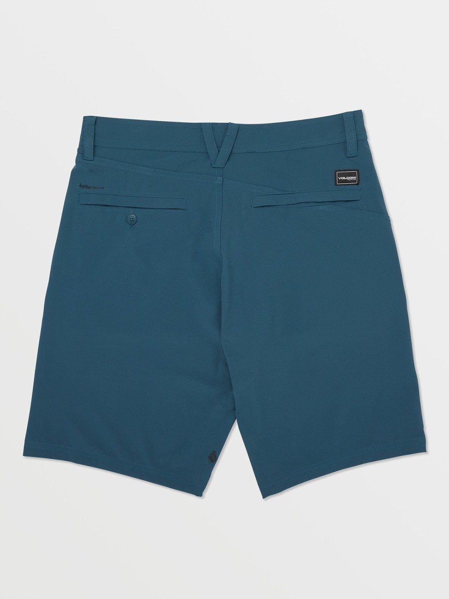 Men Volcom Golf | Frickin Cross Shred Shorts Cruzer Blue