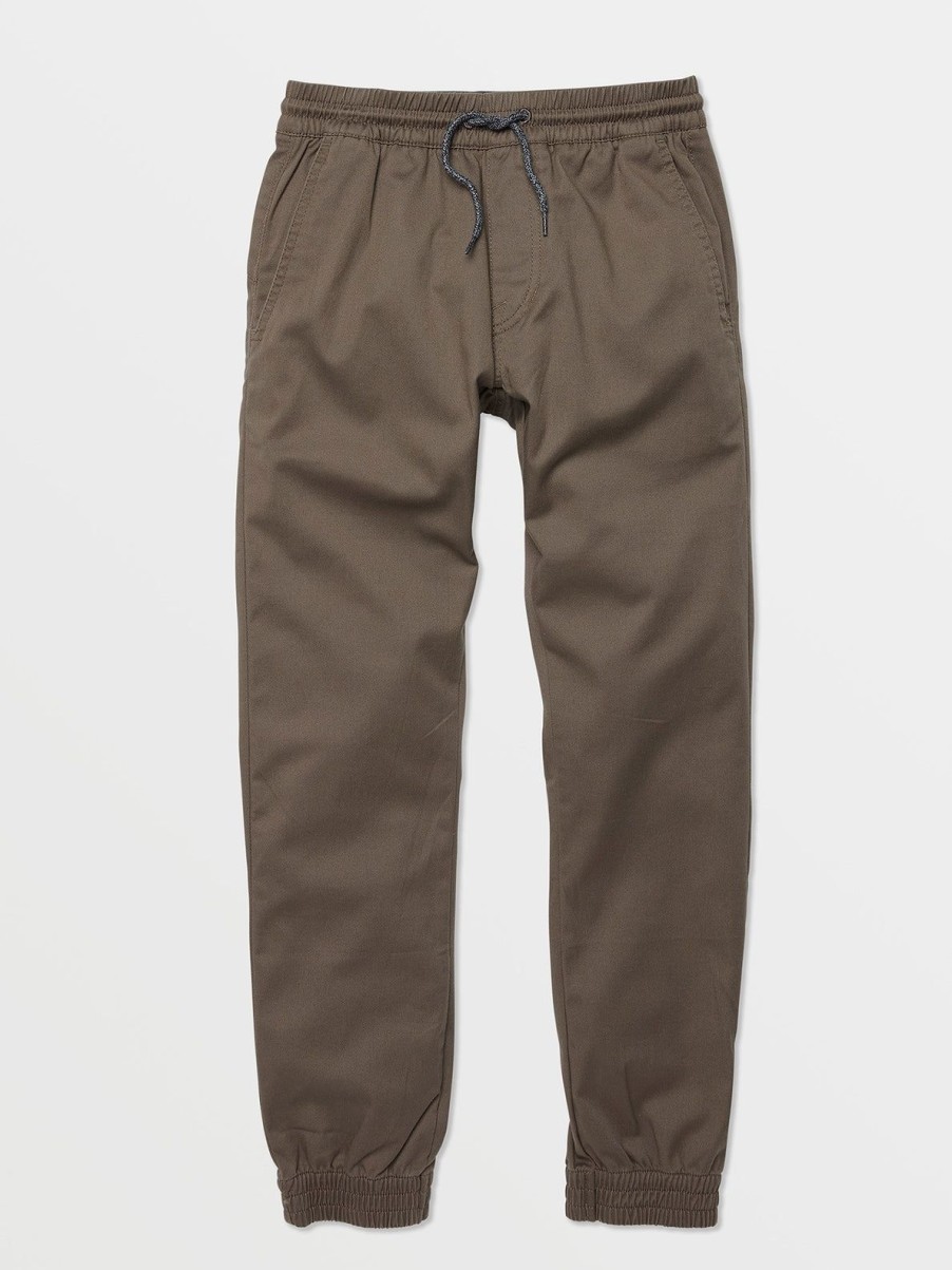 Boys Volcom Pants | Big Boys Frickin Slim Joggers Mushroom