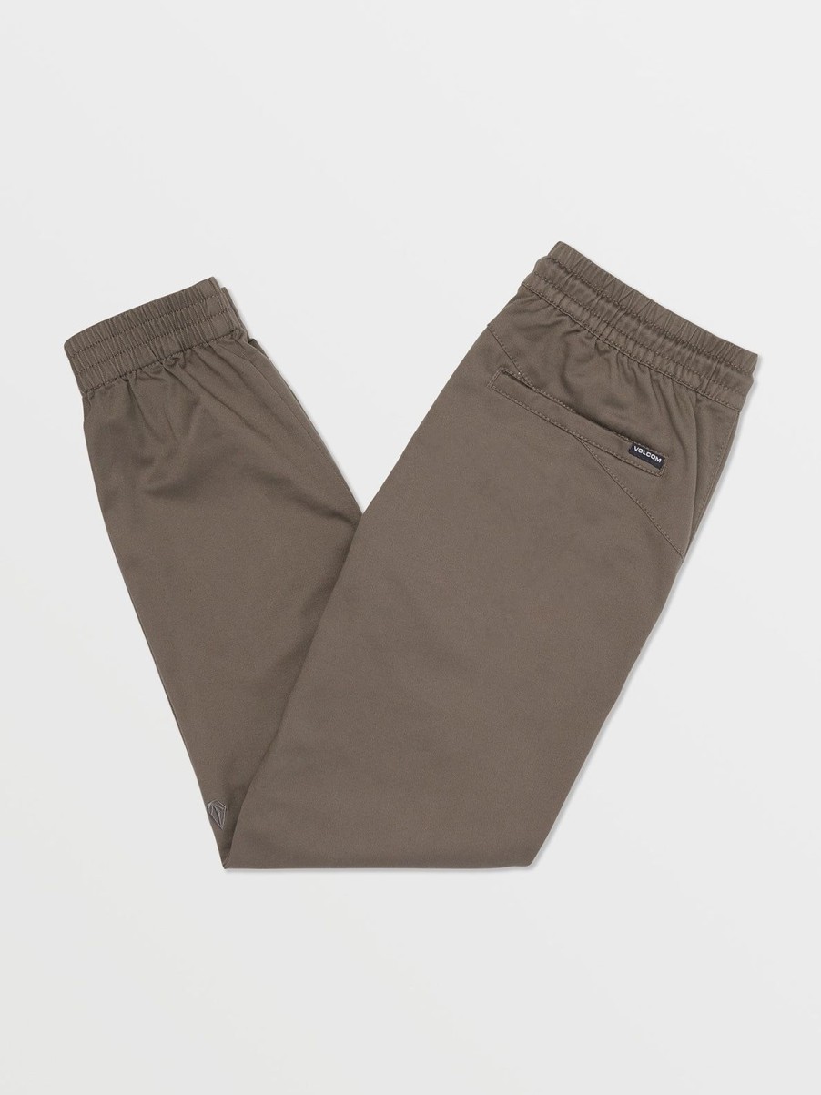 Boys Volcom Pants | Big Boys Frickin Slim Joggers Mushroom