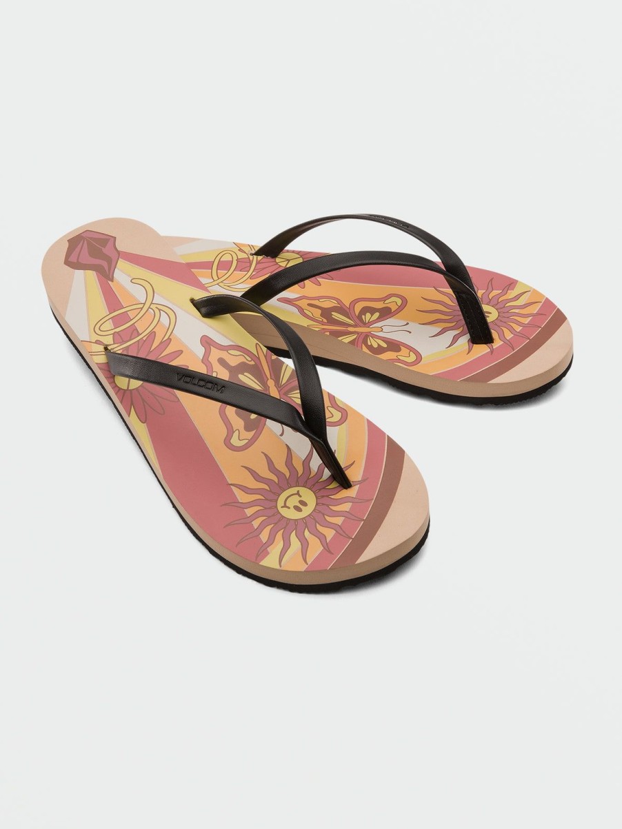 Women Volcom Sandals | Color Me Spring Sandals Hazelnut