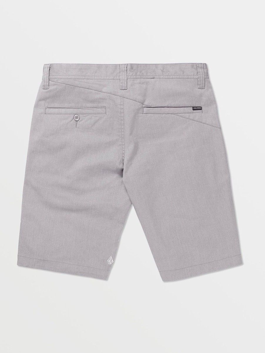 Men Volcom Golf | Frickin Modern Stretch Chino Shorts Grey