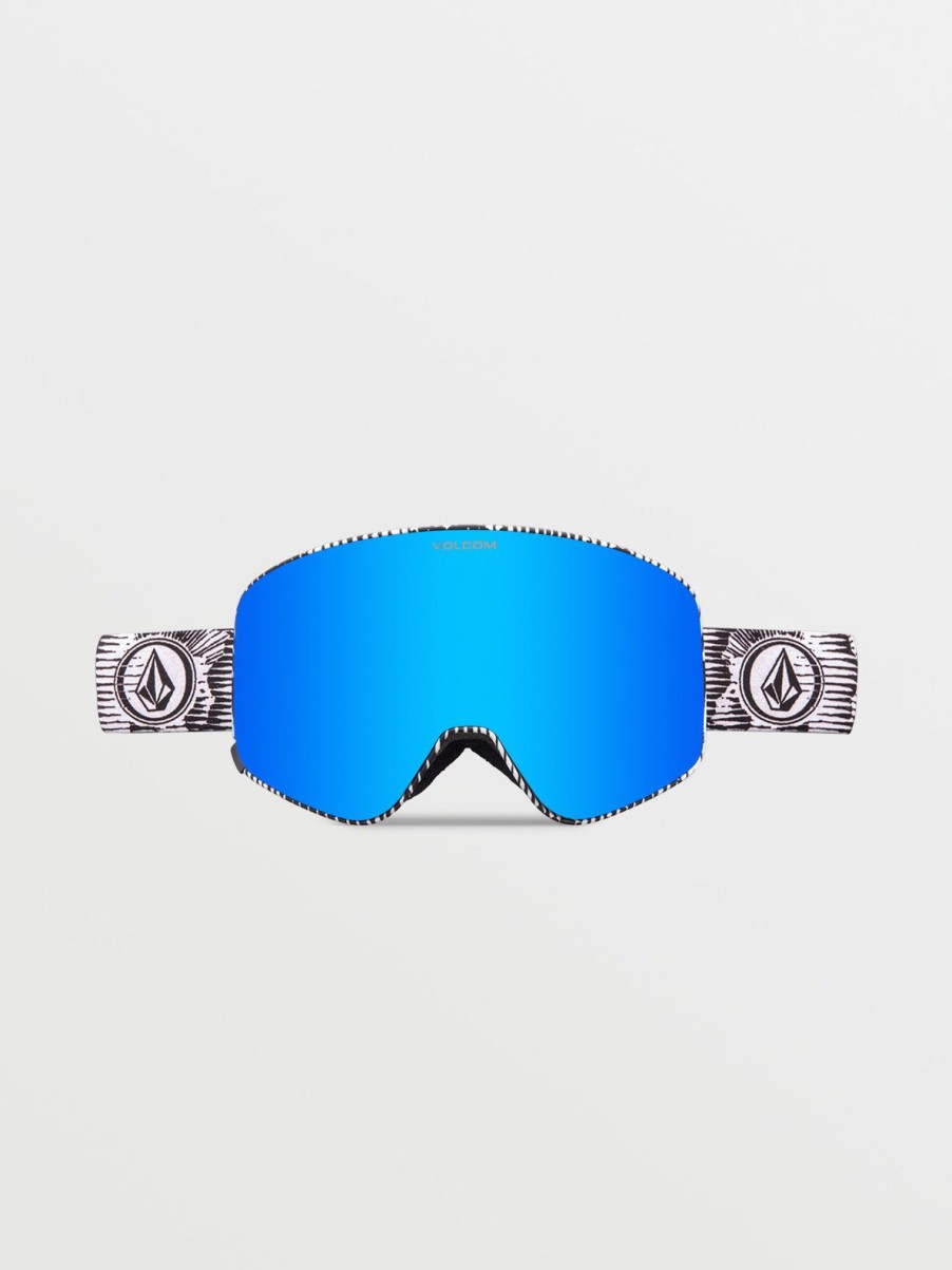 Men Volcom Goggles | Odyssey Goggle - Jamie Lynn/Chrome+Bl Blue