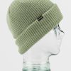 Men Volcom Beanies | Sweep Lined Beanie Light Military