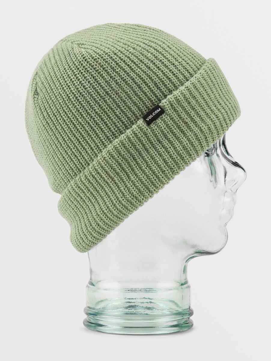 Men Volcom Beanies | Sweep Lined Beanie Light Military