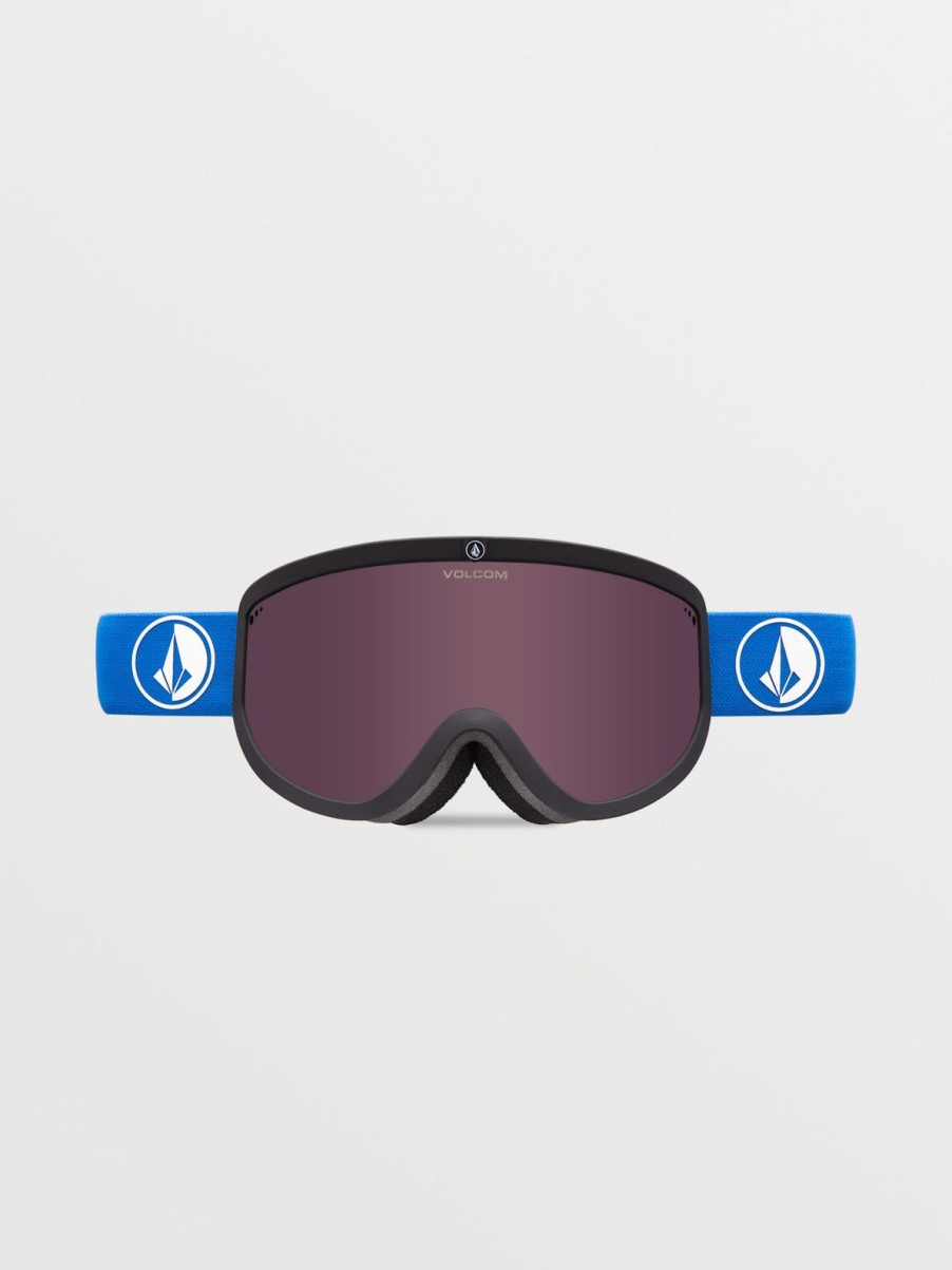 Women Volcom Accessories | Footprints Goggle - Black/Blue/Light +Bl Bronze