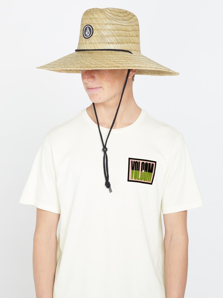 Men Volcom Hats & Beanies | Quarter Straw Hat Natural