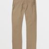 Men Volcom Golf | Frickin Modern Stretch Chino Pants Khaki