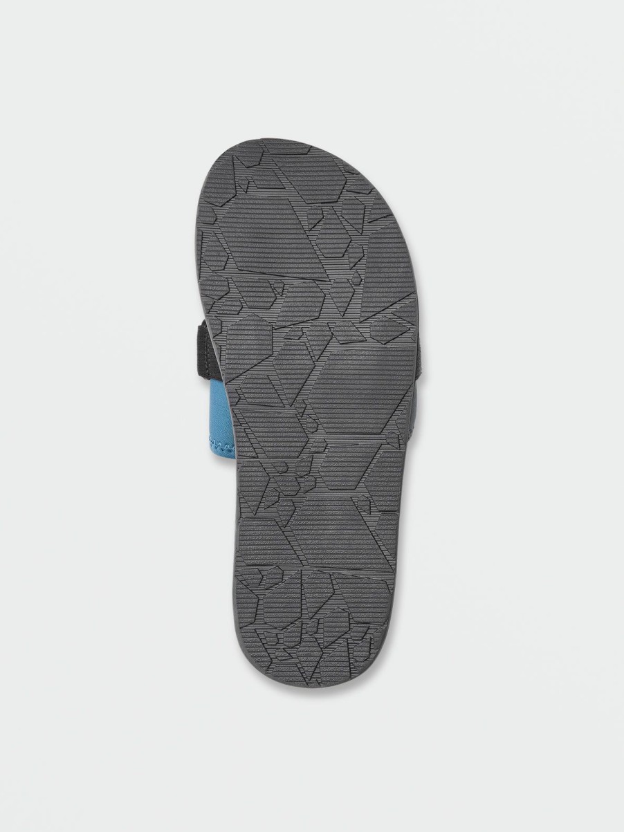 Men Volcom Sandals | Eco Recliner Slide Sandals Navy